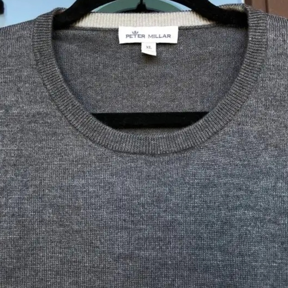 Peter Millar XXL Grey Sweater - Picture 4 of 5